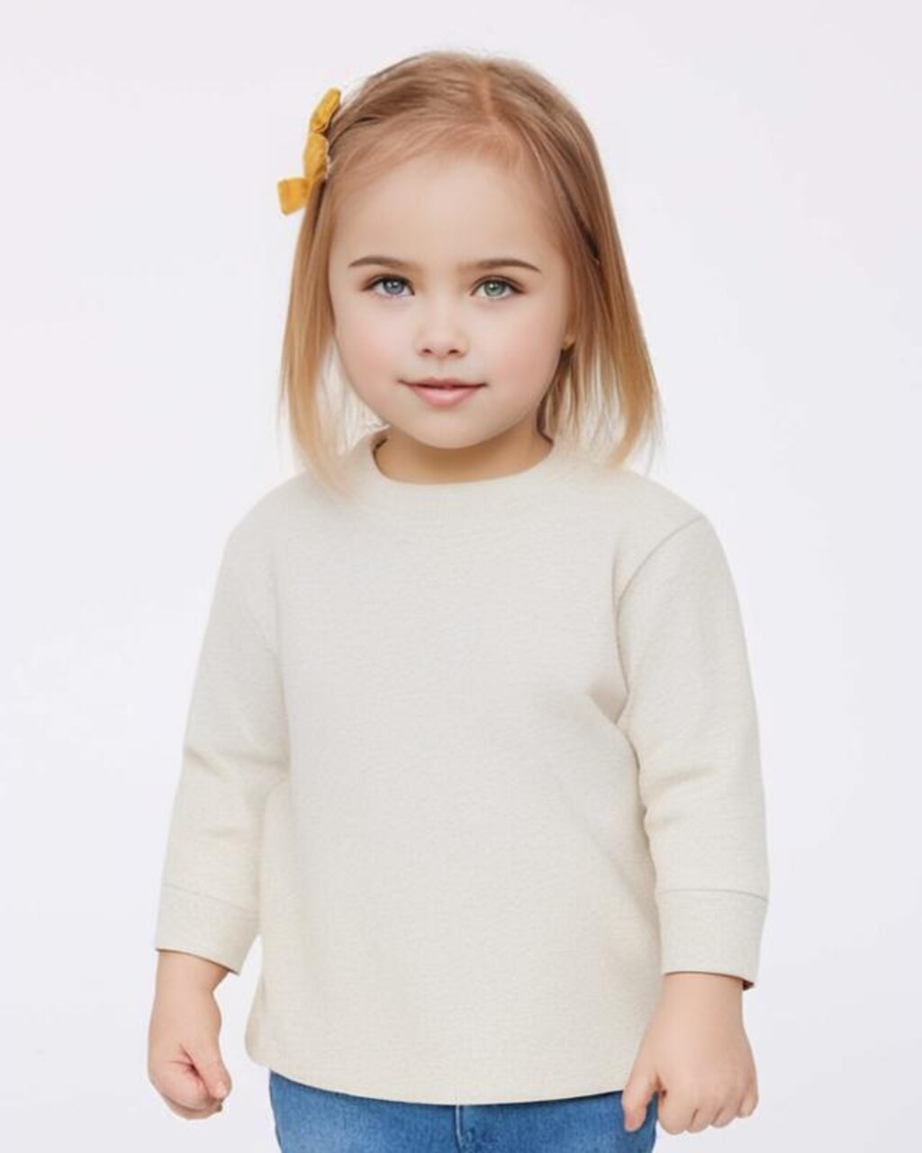 Rabbit Skins® Toddler Crew Neck Long-Sleeve Fine Jersey T-Shirt - 3302